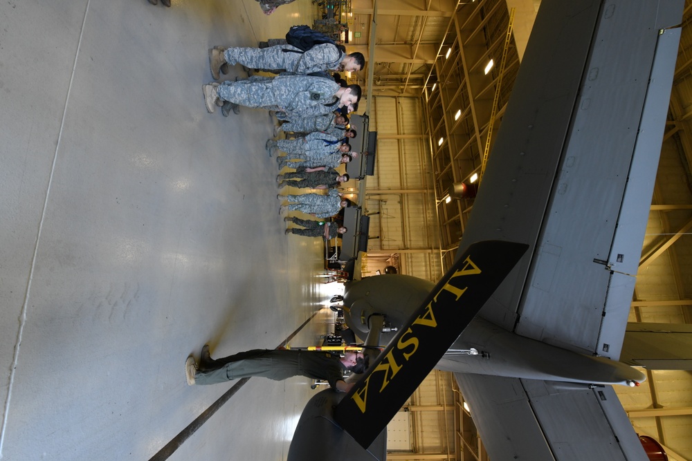 Interior Alaska JROTC visits 168th Wing