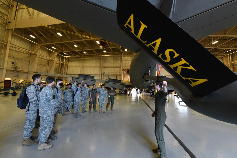 Interior Alaska JROTC visits 168th Wing