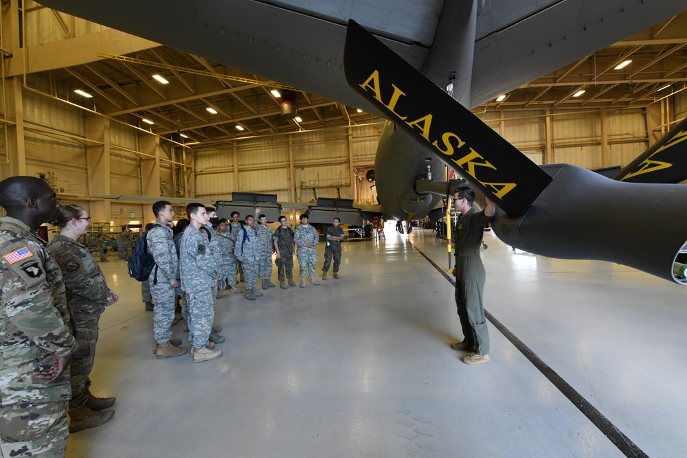 Interior Alaska JROTC visits 168th Wing