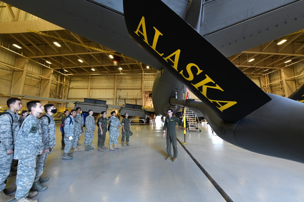 Interior Alaska JROTC visits 168th Wing