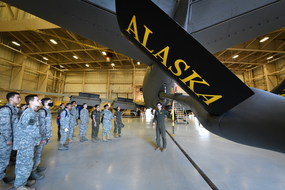 Interior Alaska JROTC visits 168th Wing