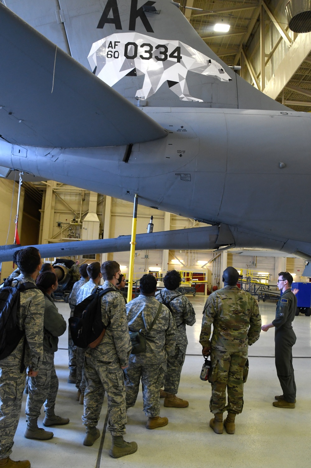 Interior Alaska JROTC visits 168th Wing