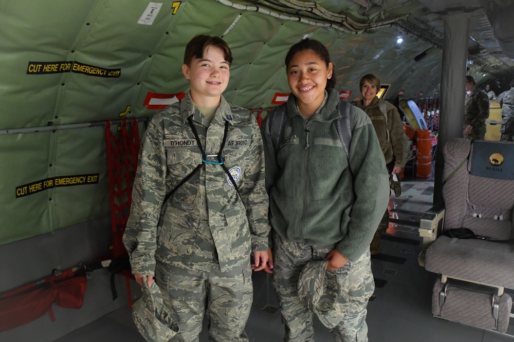 Interior Alaska JROTC visits 168th Wing