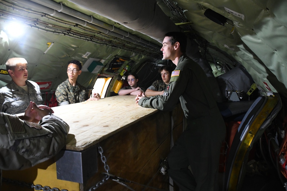 Interior Alaska JROTC visits 168th Wing