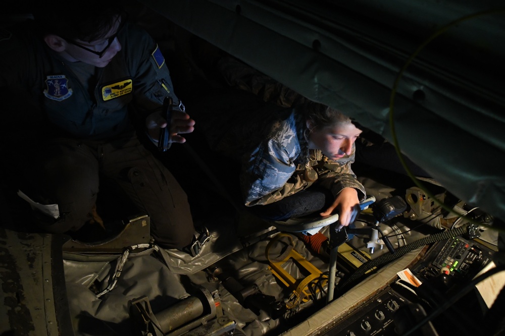 Interior Alaska JROTC visits 168th Wing