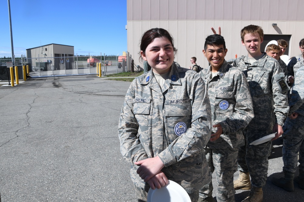 Interior Alaska JROTC visits 168th Wing