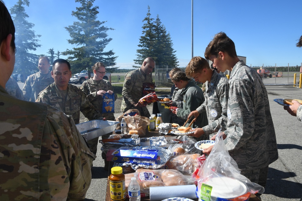 Interior Alaska JROTC visits 168th Wing