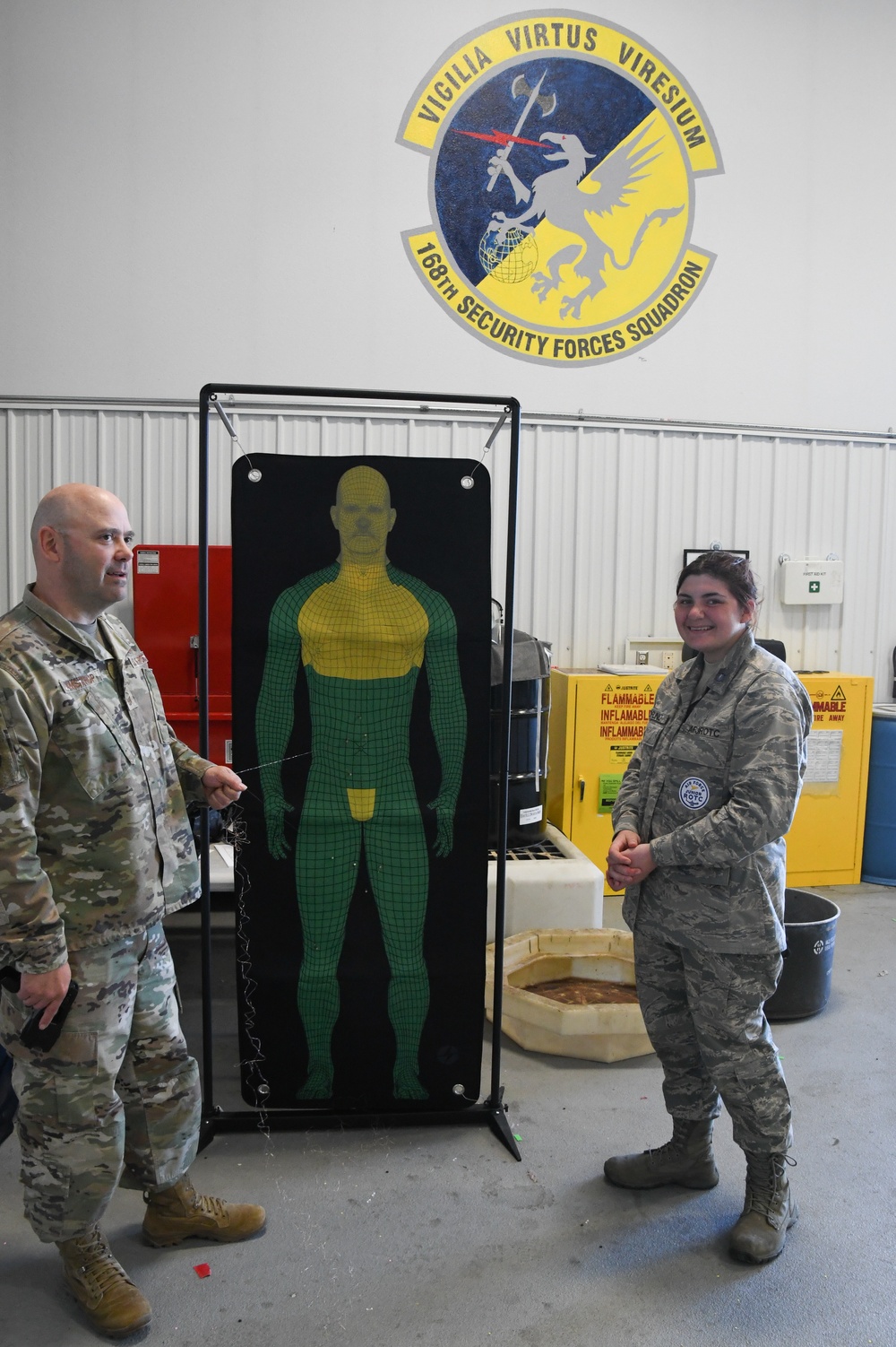 Interior Alaska JROTC visits 168th Wing