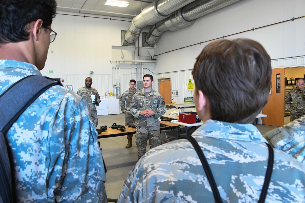 Interior Alaska JROTC visits 168th Wing