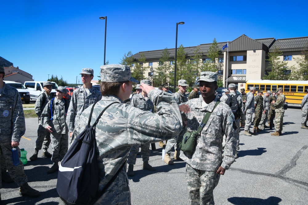 Interior Alaska JROTC visits 168th Wing