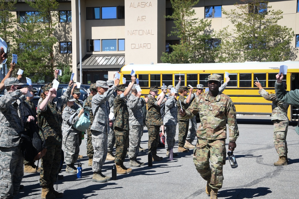 Interior Alaska JROTC visits 168th Wing