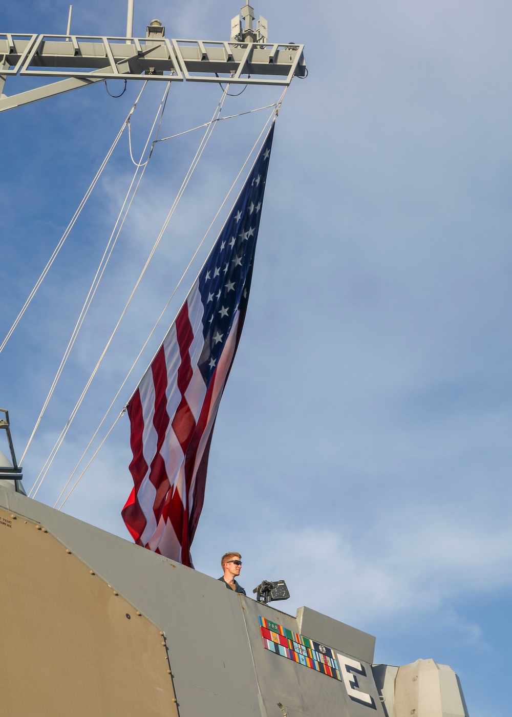 USS Benfold conducts normal underway operations