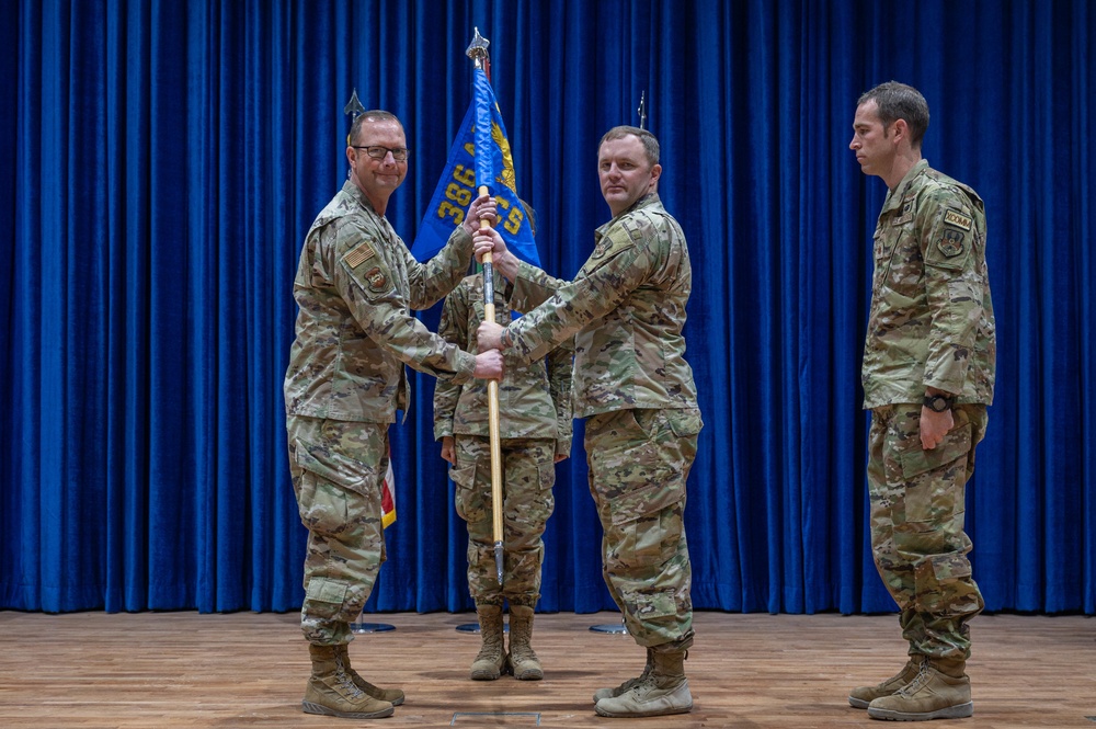 386th Expeditionary Communications Squadron changes command