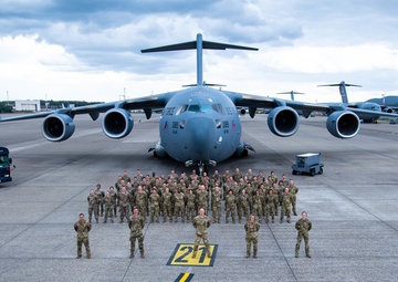 USTRANSCOM AMC aeromedical evacuation asset based at RAB