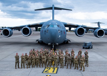 USTRANSCOM AMC aeromedical evacuation asset based at RAB