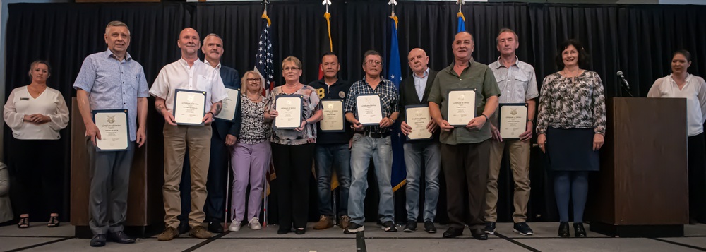 Length of service ceremony recognizes Ramstein civilians