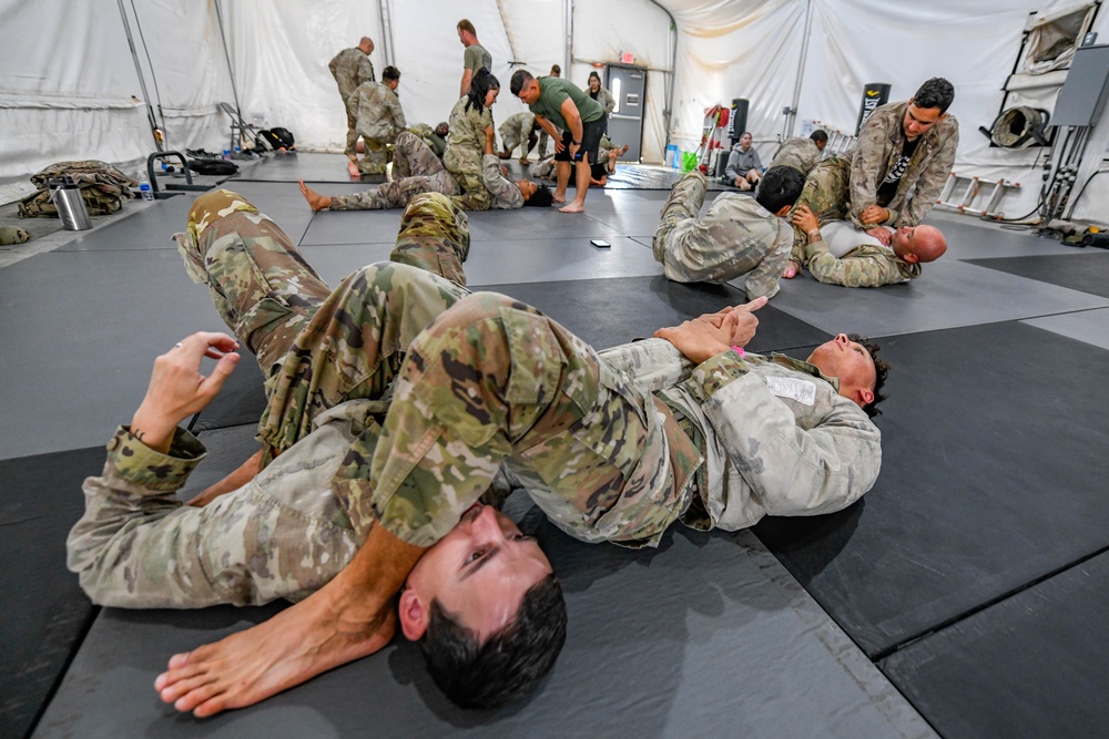 378th ESFS Defenders participate in Task Force Hurricane combative training