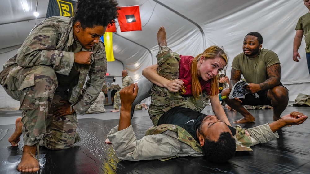 378th ESFS Defenders participate in Task Force Hurricane combative training