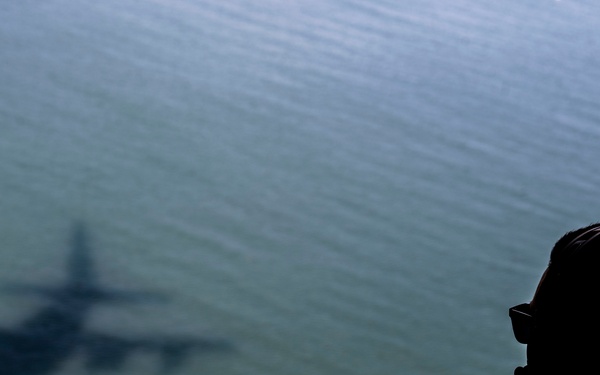 MC-130J over Normandy, France