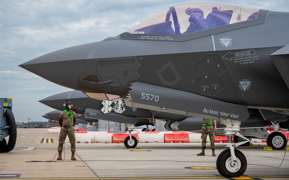 495th Fighter Squadron conducts Point Blank 22-3