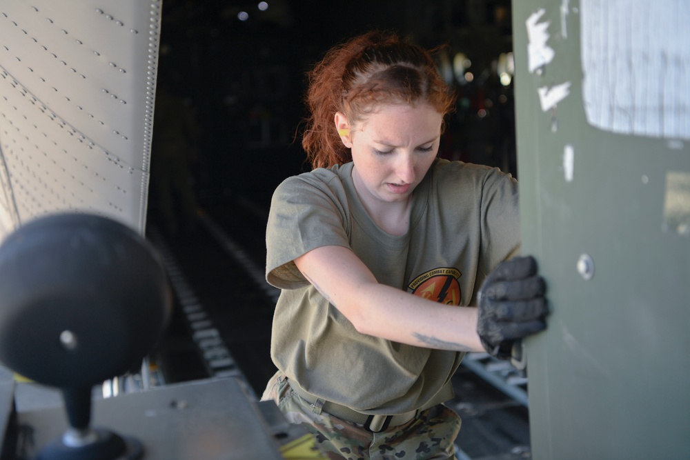 First all-female air transportation team makes history at Real Thaw exercise