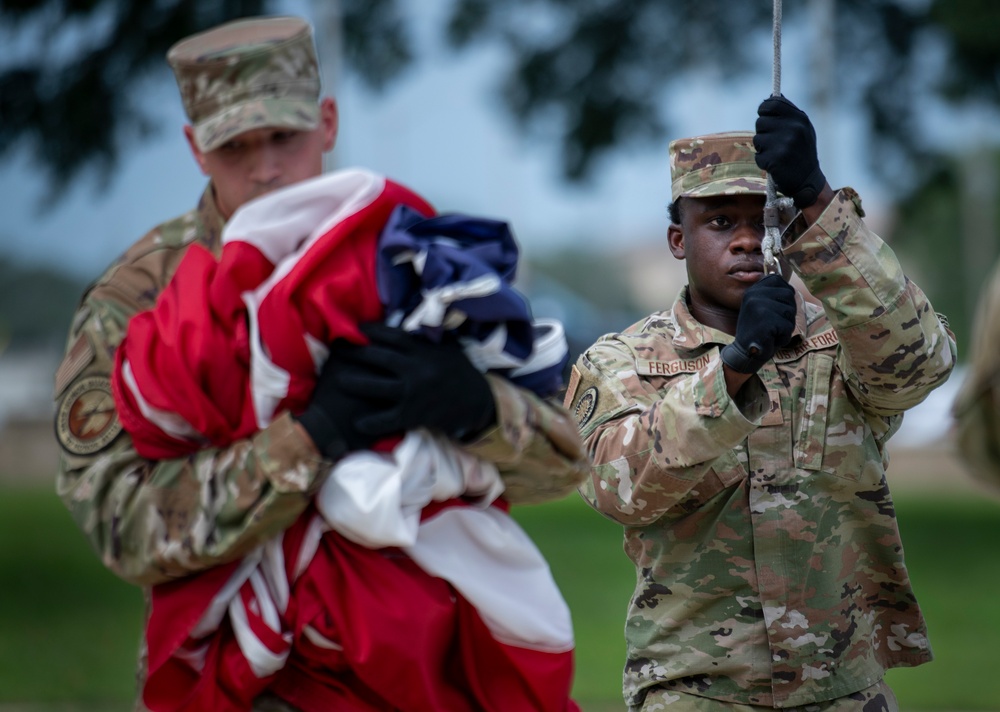 Commander's retreat ceremony