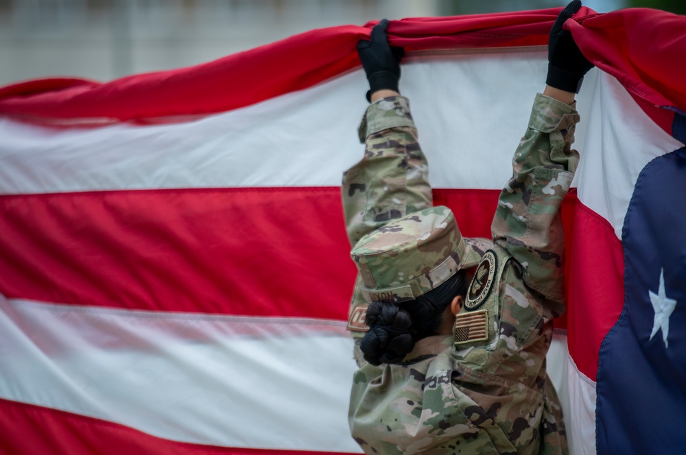 Commander's retreat ceremony