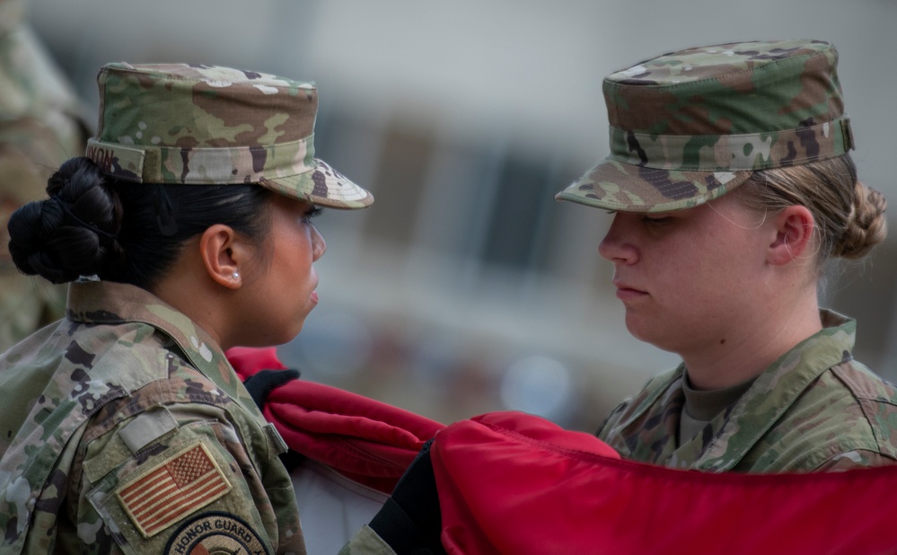 Commander's retreat ceremony