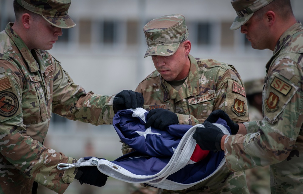 Commander's retreat ceremony