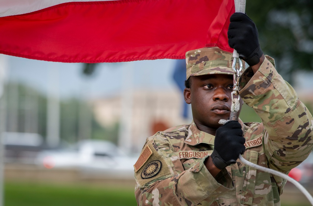 Commander's retreat ceremony