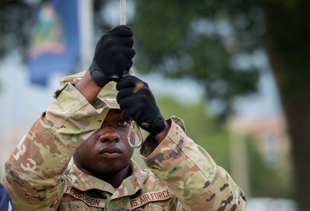 Commander's retreat ceremony