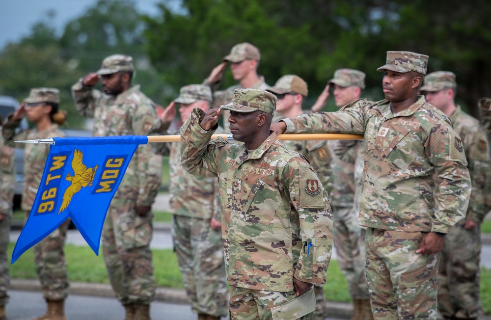 Commander's retreat ceremony