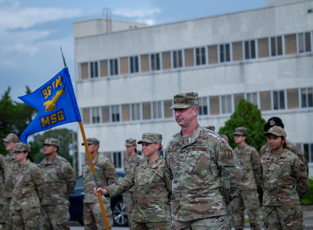 Commander's retreat ceremony