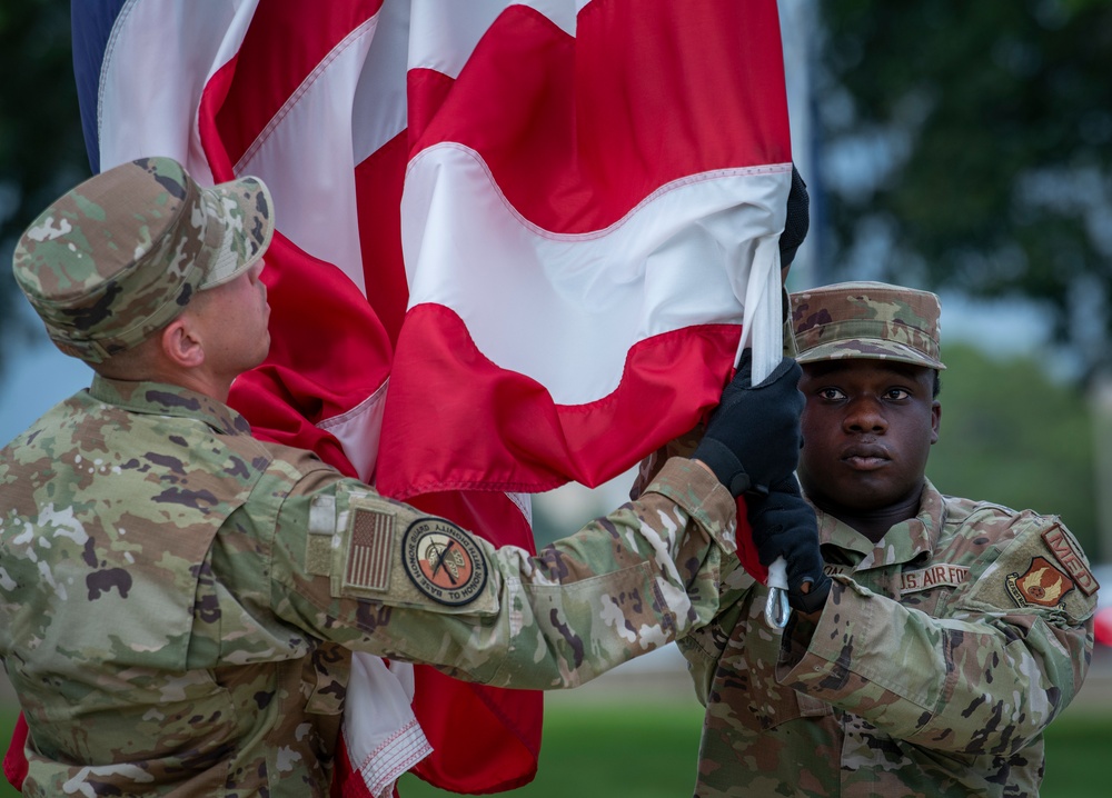 Commander's retreat ceremony