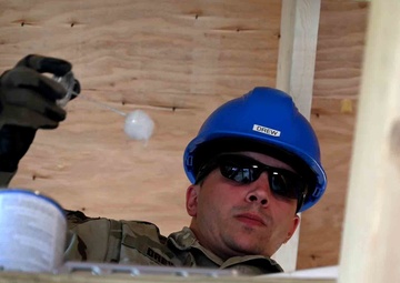 NH National Guard engineers build dishwashing stations at Greenfield State Park