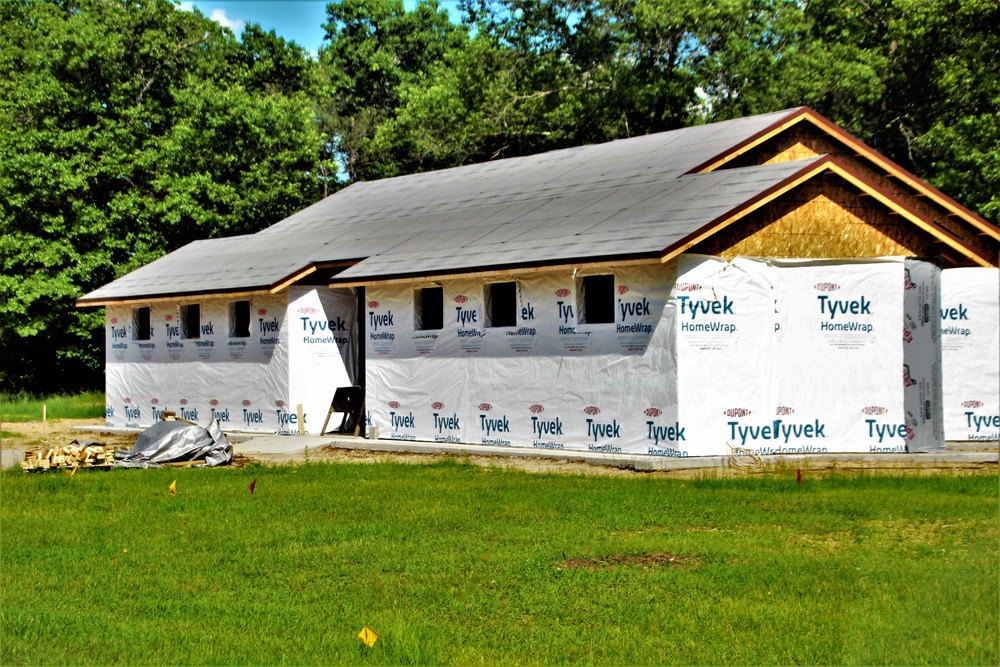Construction continues for new comfort station at Fort McCoy’s Pine View Campground