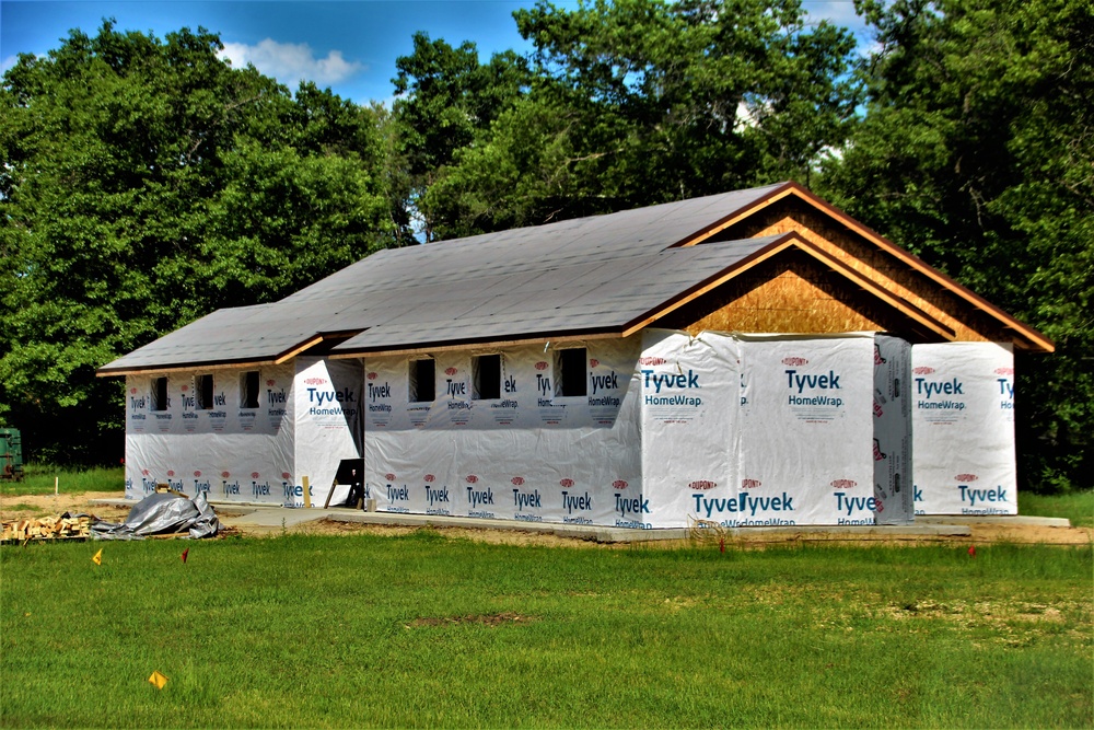 Construction continues for new comfort station at Fort McCoy’s Pine View Campground