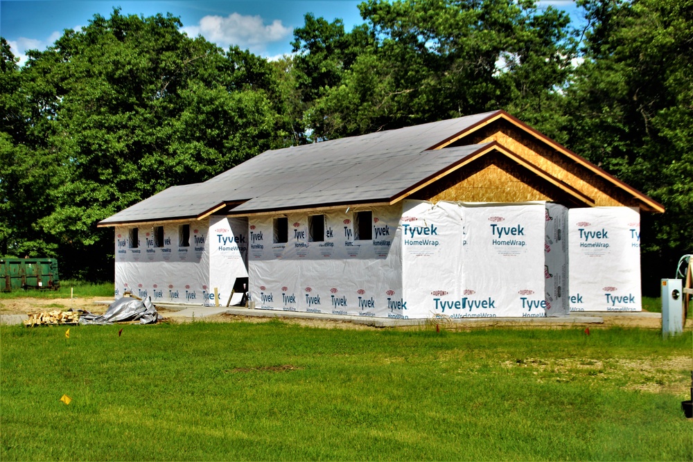 Construction continues for new comfort station at Fort McCoy’s Pine View Campground