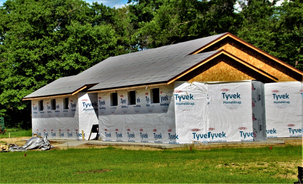 Construction continues for new comfort station at Fort McCoy’s Pine View Campground