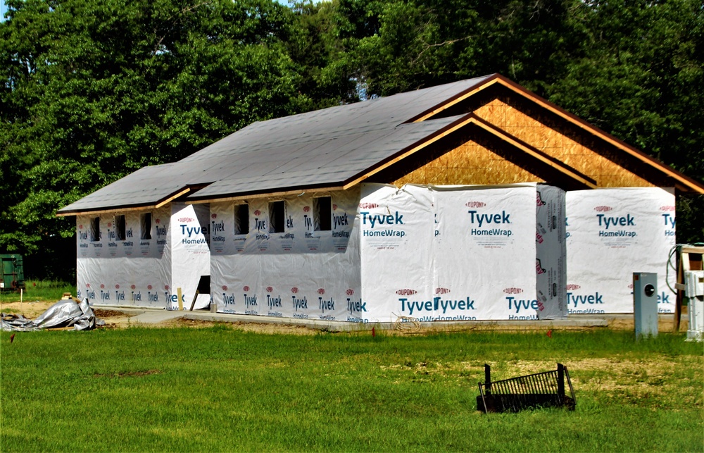Construction continues for new comfort station at Fort McCoy’s Pine View Campground