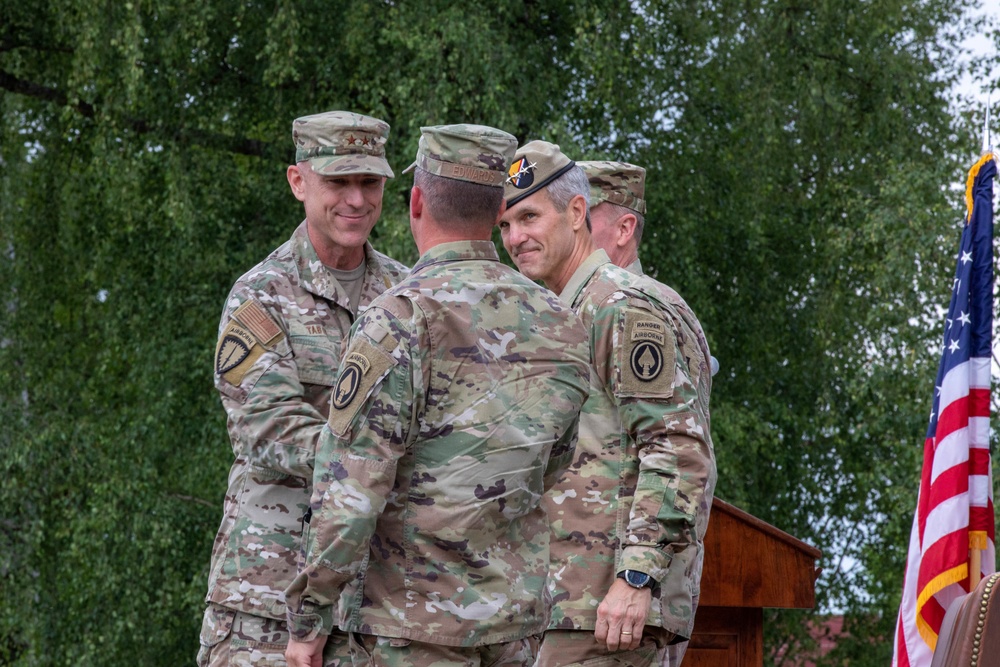 SOCEUR Change of Command