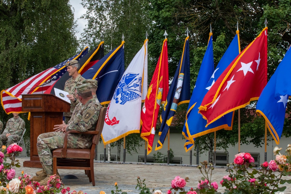 SOCEUR Change of Command