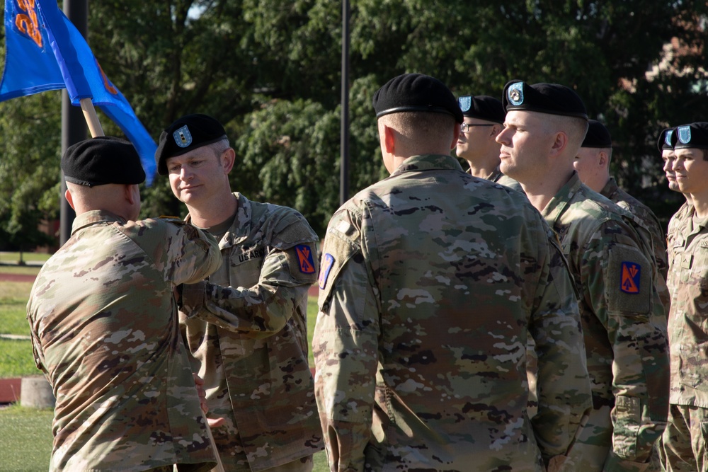 Company D, 1-222d Aviation Regiment Change of Command Ceremony