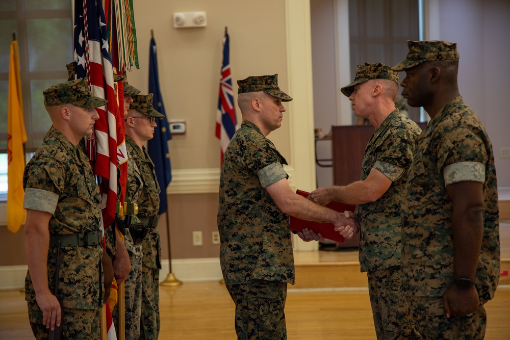 2d Intel Bn. Change of Command