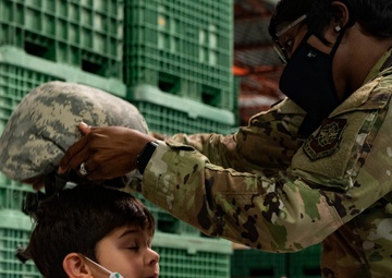 Military children experience deployment process firsthand
