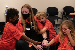 Military children experience deployment process firsthand