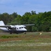 U.S. Air Force air craft lands on Hanley Air Field