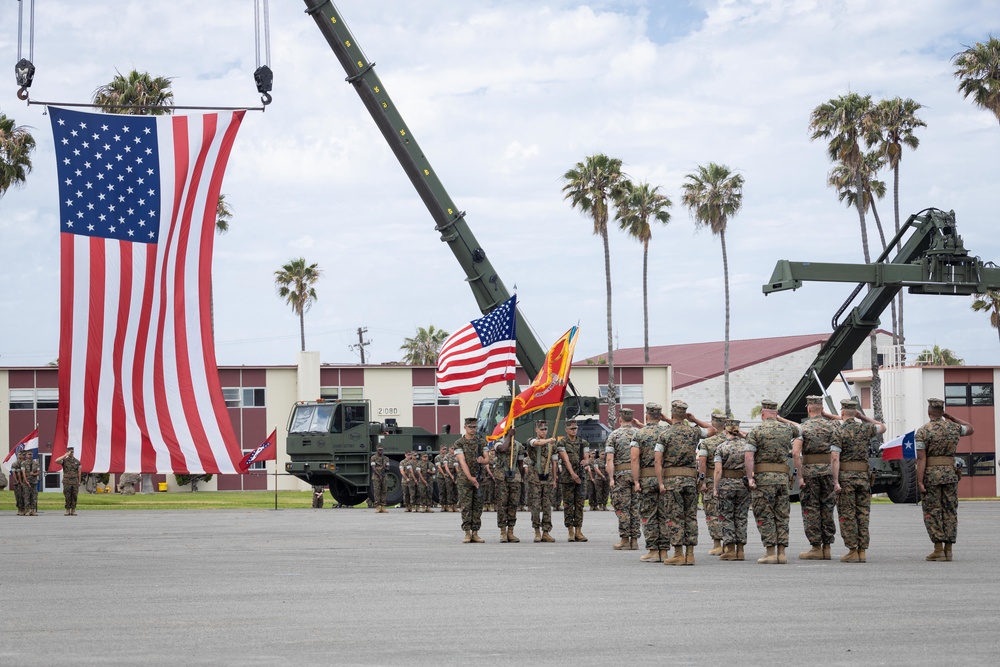 1st Landing Support Battalion. Change Of Command