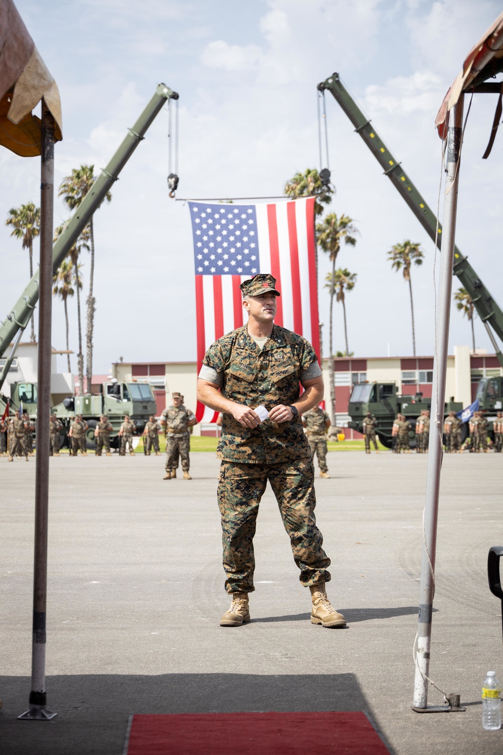 1st Landing Support Battalion. Change Of Command