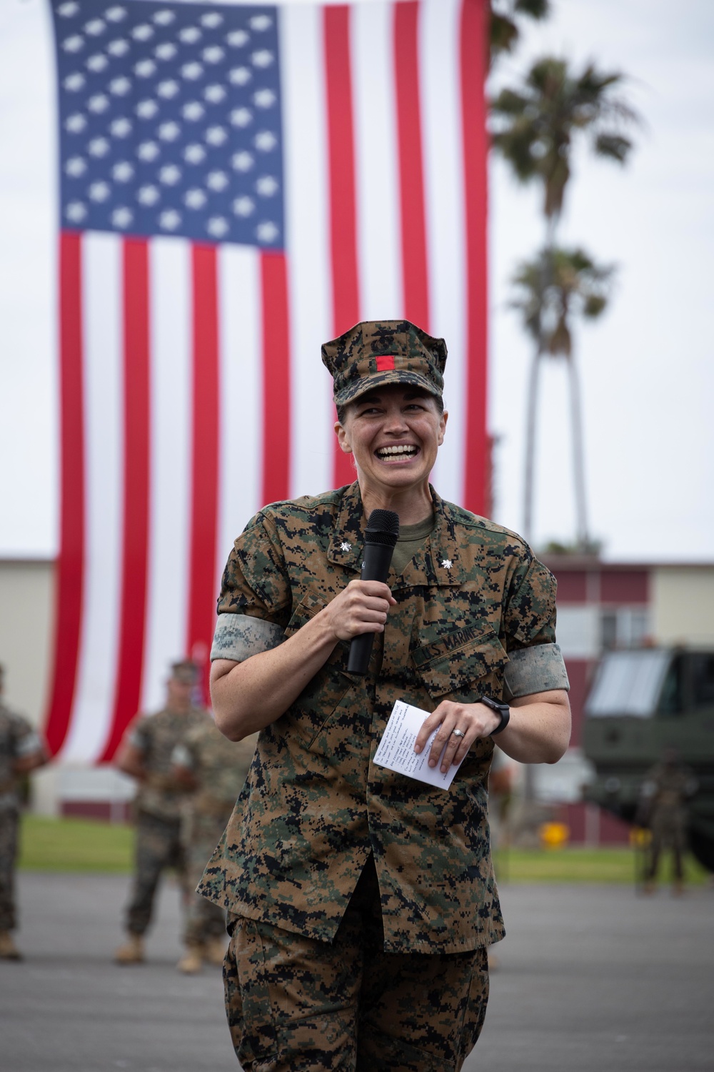 1st Landing Support Battalion. Change Of Command